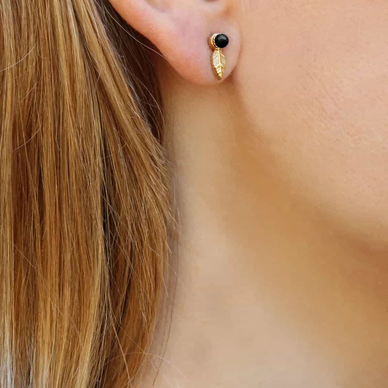 Acrylic links earrings -CPE543B - Diest