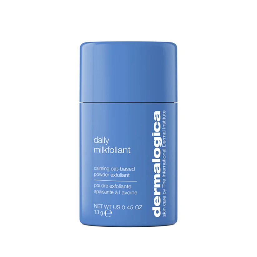 TRAVEL SIZE DAILY MILKFOLIANT - CALMING VEGAN EXFOLIATING POWDER - 13GR