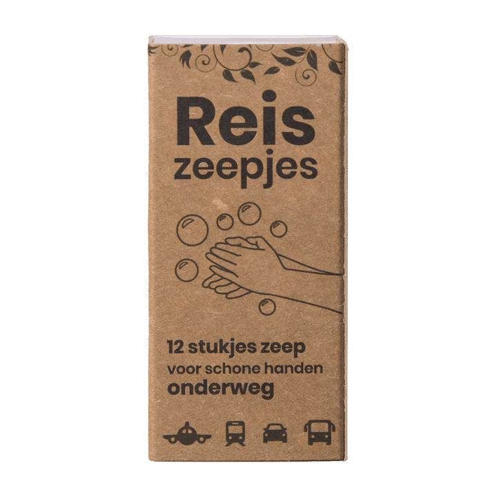 Happy Mini Reis- en Toiletzeepjes (12 stuks) - Eindhoven