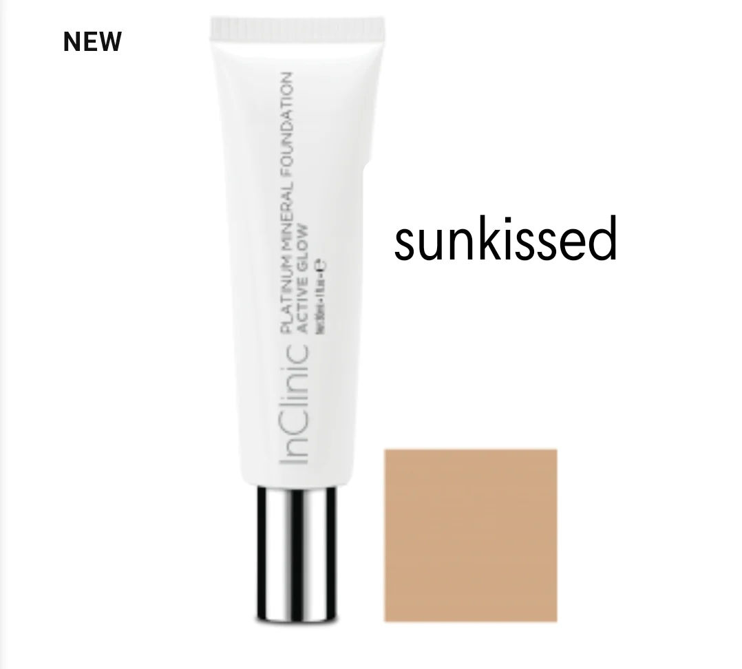 Platinum mineral foundation active glow - sunkissed  - Herent