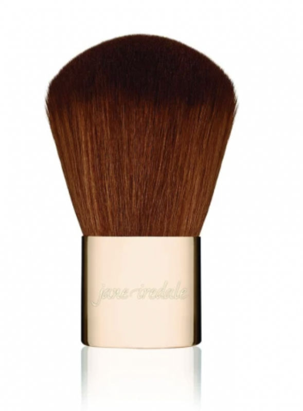 Emité - Brown Wood Powder/Blushing Brush - Lint