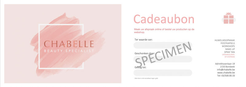 Cadeaubon  € 25 - Schilde