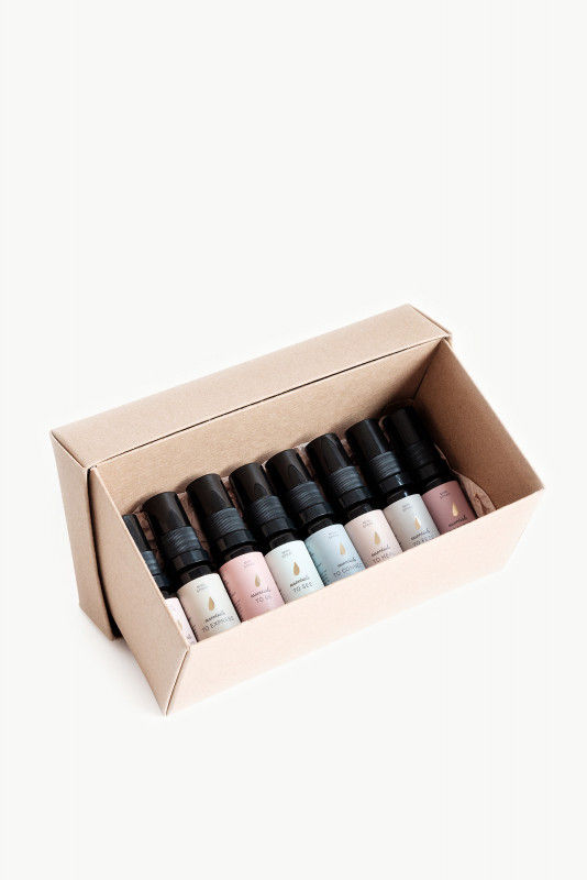 Box mini sprays (10 ml) alle geuren - Geel