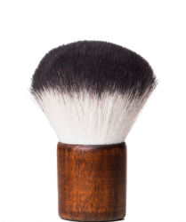 Emité - Brown Wood Kabuki Brush - Lint