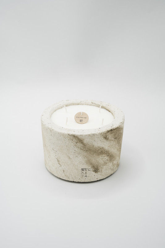 Urban candle indoor medium ecru (Golden hour) - Ninove