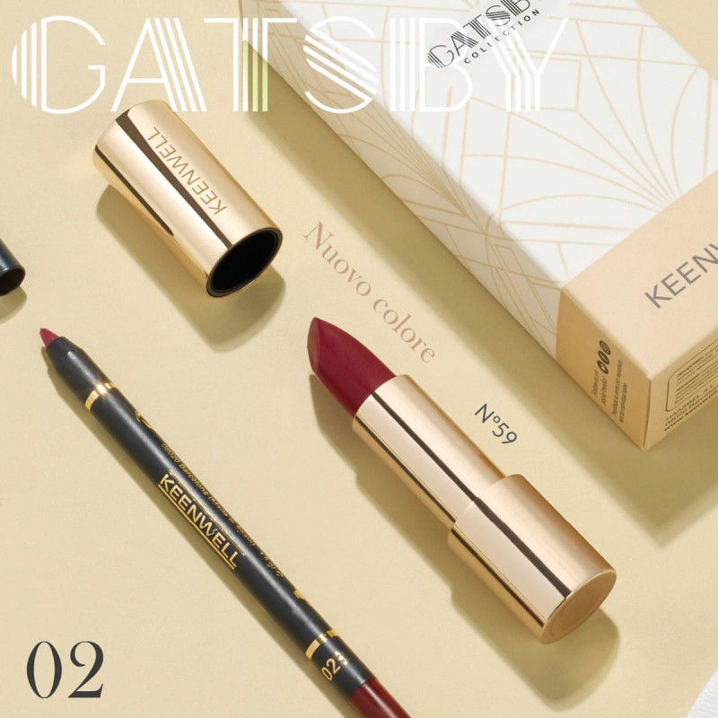 Gatsby Pack 2: Lipstick 59 met gratis lipliner nr 23