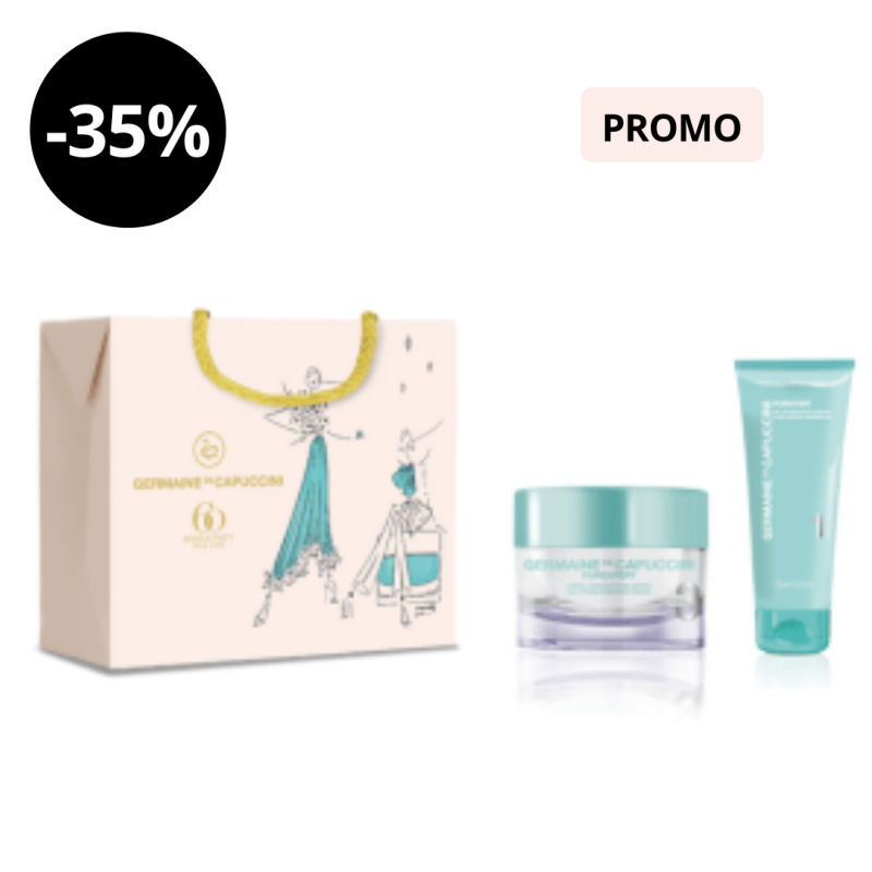 EINDEJAARSBOX - PUREXPERT -  COMFORT CLEANSING GEL + NO STRESS DAGCRÈME - Koersel