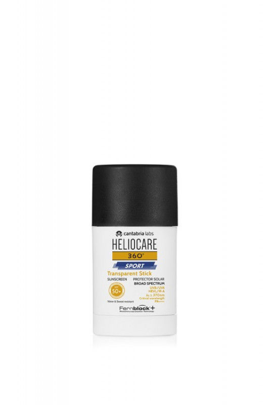 Heliocare 360° Sport Transparante Stick SPF50+ 25g