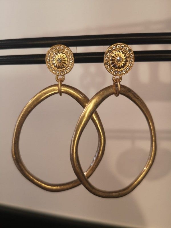 Earring Gold Teardrop - Diest