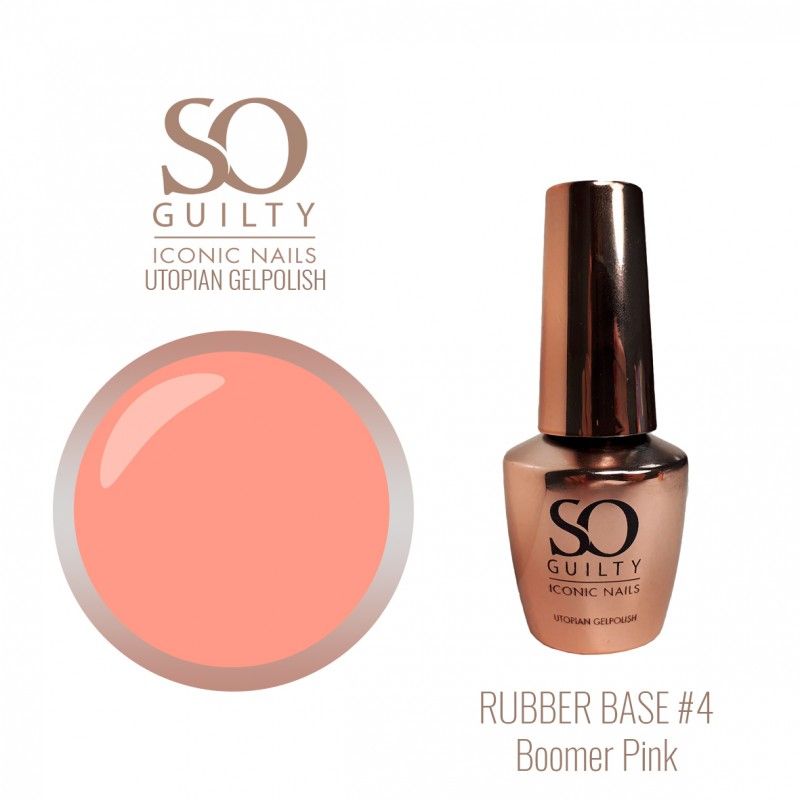 Rubber Base #4 Boomer Pink - 5ml | €11.95 excl.BTW - Berlaar (Heikant)