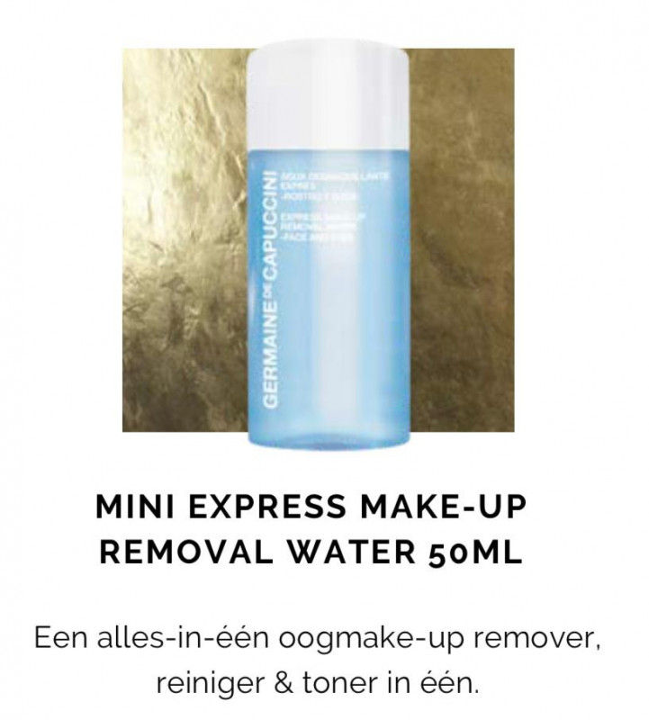 Mini Express Make-Up Removal Water - Face and Eyes 50ml - Londerzeel