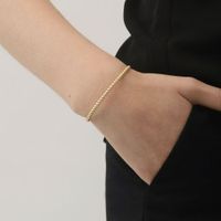 BUBBLE HOOP BRACELET GOLD PLATING 7C5362 - Diest