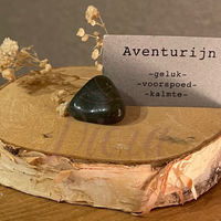 Aventurijn in stoffen zakje - Bree