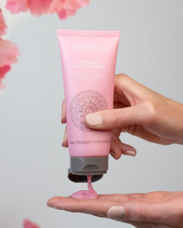 CHERRYBLOSSOM:  BODYSCRUB: kersebloesem en amandelolie - Gelrode