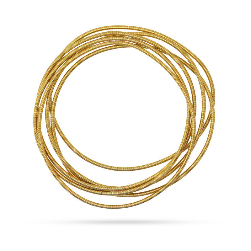 Elastic Metal Spring Bracelets GOLD  -BPU814 D  - Diest