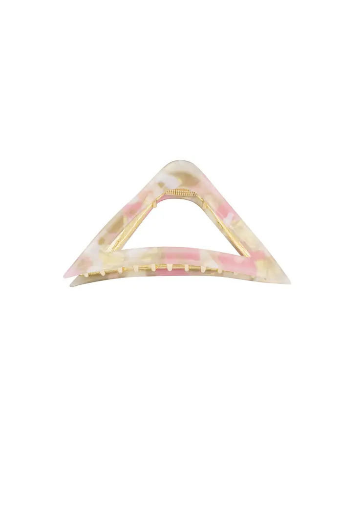 Triangle haarclip - roze - Diest