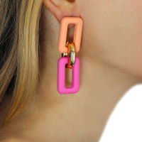 Acrylic links earrings -CPE543A1 - Diest