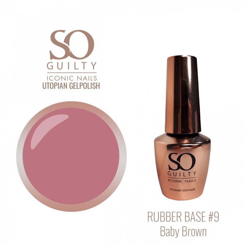 Rubber Base #9 Baby Brown - 12ml | €18.95 excl.BTW - Berlaar (Heikant)