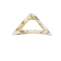 Triangle haarclip marble - grijs - Diest