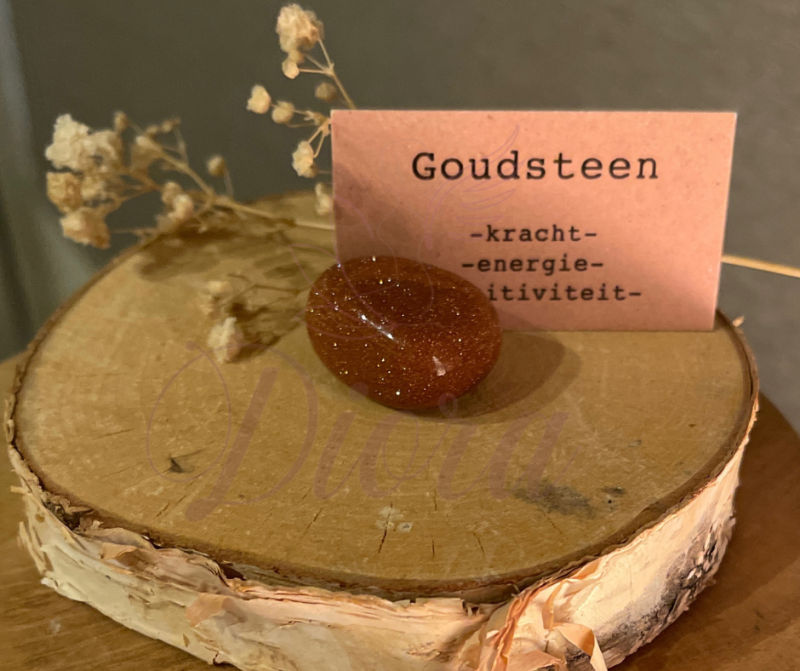 Goudsteen in stoffen zakje - Bree