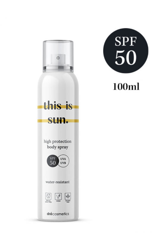 this is sun high protection body spray SPF50 - Moorsele