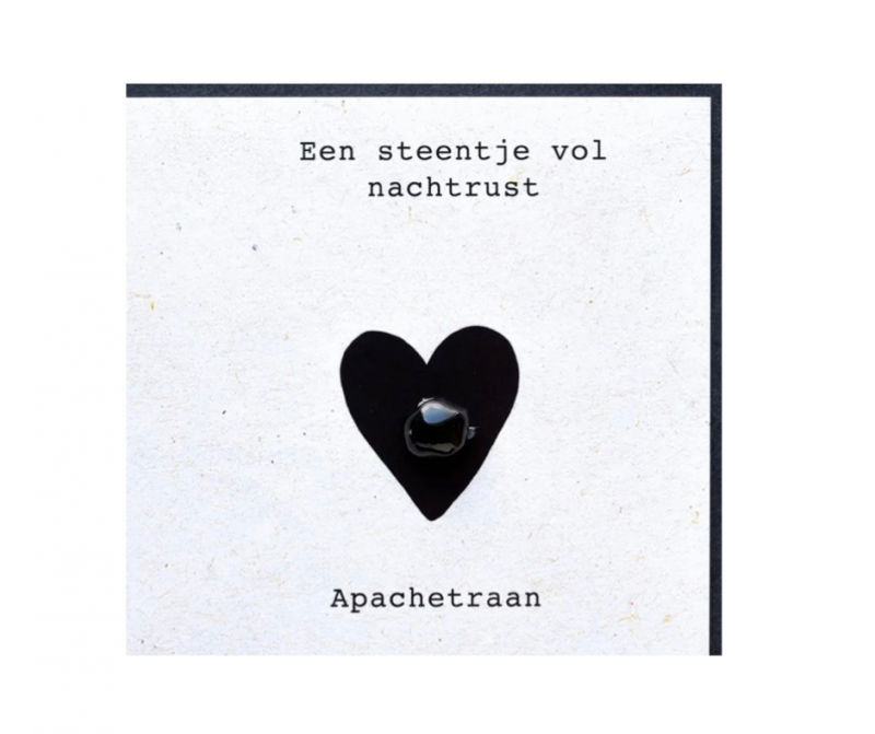 Een steentje vol nachtrust: Apachetraan - Bree