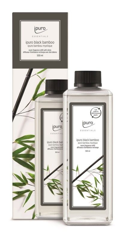 Ipuro - Black bamboo - navulling 500ml  - Rillaar