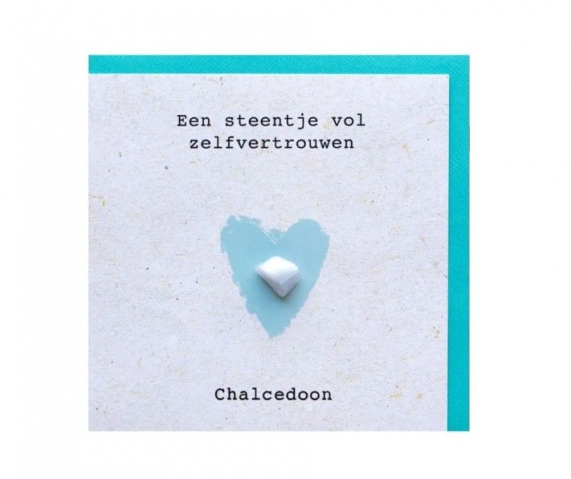 Een steentje vol zelfvertrouwen: chalcedoon - Bree