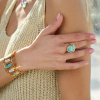 Sunflower Ring Turquoise-  AAN958A1 - Diest