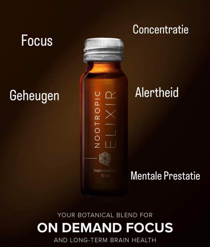 Nootropic Elixir 60 flesjes  - Lier