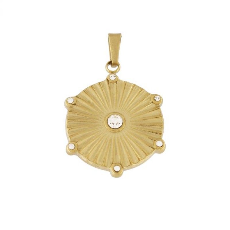 CHARM NO 8 18K GOLD PLATING - 2W2208015 - Diest