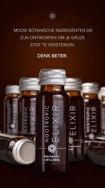 Nootropic Elixir 40 flesjes  - Lier