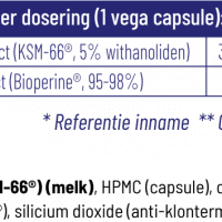 Ashwagandha KSM-66® & Bioperine® - 90 vega capsules - Herzele