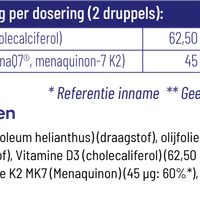 Vitamine D3 & K2 - 30 ml - Herzele