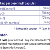 Q10 Ubiquinol 50 mg & Omega-3 325 mg - 60 capsules - Herzele