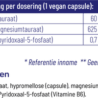 Magnesium Tauraat  - 90  tabletten -  - Herzele