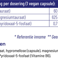 Magnesium Tauraat  -180 tabletten - - Herzele