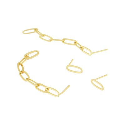  Construct Panzer Earring Gold 3c2498 - Diest