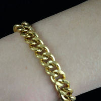 Waterproof Chunky Panzer Bracelet 18K Gold Plating - Diest