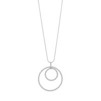 BUBBLE NECKLACE RHODIUM PLATING 9C6496 - Diest