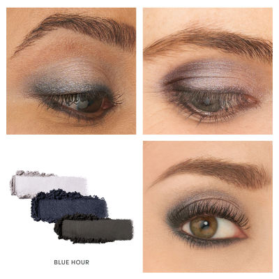PUREPRESSED EYE SHADOW TRIPLE - BLUE HOUR - Koersel