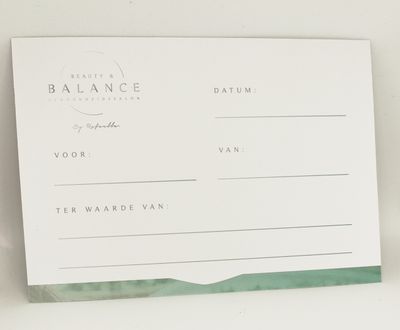 Beauty & Balance geschenkbon - Riemst