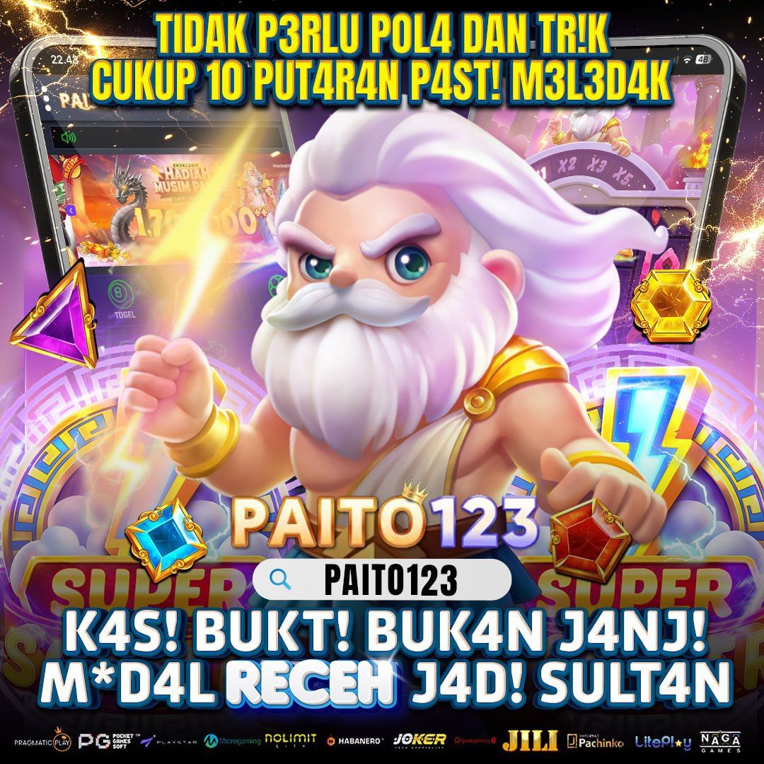 PAITO123 : Situs Pencetus Link Slot Gacor Auto Konek x1000 