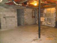 Garage/storage area in basement