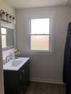 Bath with LVP floors and shower/tub combo