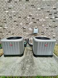 2 new seperate HVAC units outside