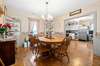 Spacious Dining Room with built-in's and beadboard