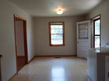 End of kitchen near back door is a great breakfast nook