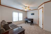 The guest house has another bedroom with ceiling fan and carpet flooring! 391 Hilltop Lane Woodbury, TN 37190