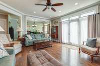 Another View of Living Room - Door lead to Deck - Perfect for dining alfresco